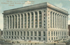 museum-quality c. 1911 interior residential chicago city hall cast bronze lobby grille designed by holabird and roche