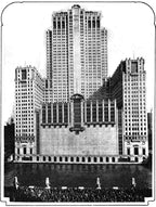 group of matching original civic opera house or building interior passenger elevator operator wall-mounted mirrors