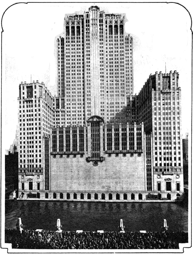 group of matching original civic opera house or building interior passenger elevator operator wall-mounted mirrors