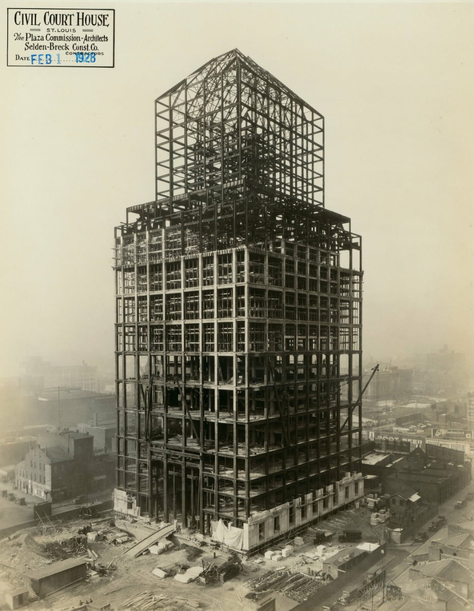 original custom-designed 1930 civil courts building interior lobby cast bronze elevator light or lantern with nicely aged patina