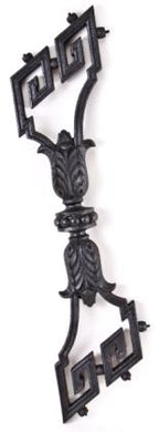 original and intact sought after c. 1890 antique american salvaged chicago vintage historic claypool hotel ornamental cast iron lobby staircase balustrade