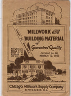 rare softcover catalog no. 359 published in 1925 for the chicago millwork supply company, chicago, il.