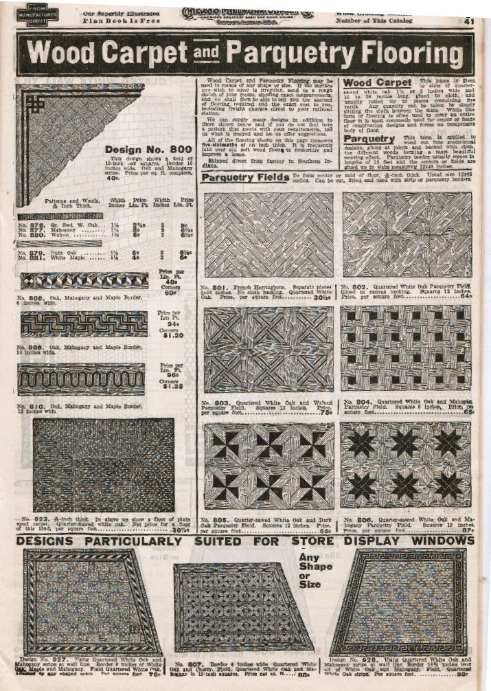 rare softcover catalog no. 359 published in 1925 for the chicago millwork supply company, chicago, il.