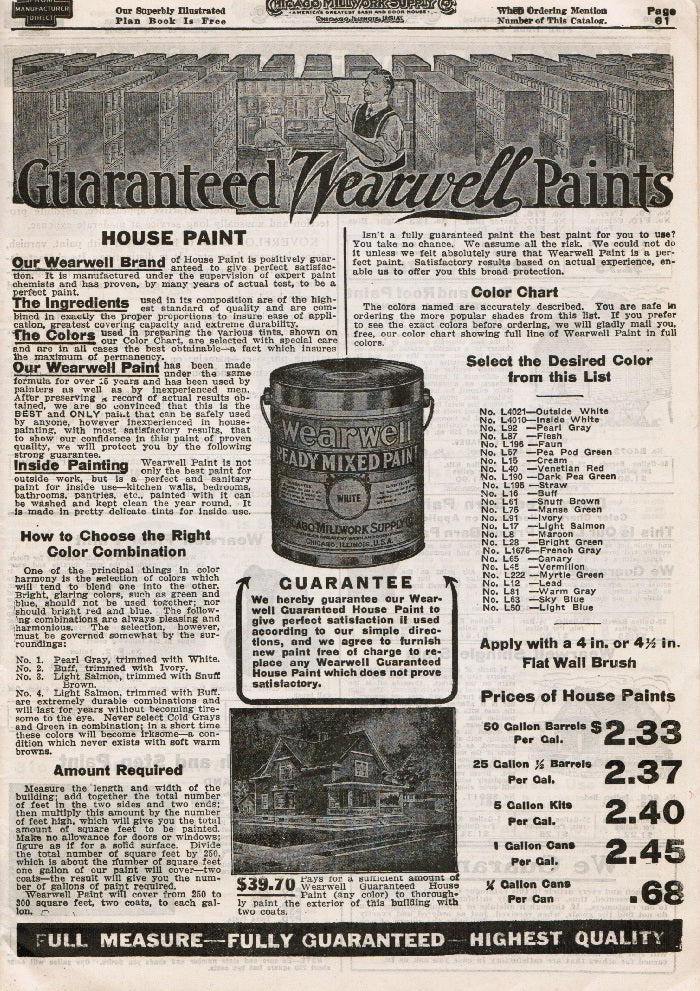 rare softcover catalog no. 359 published in 1925 for the chicago millwork supply company, chicago, il.