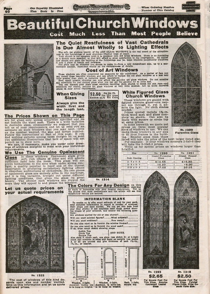 rare softcover catalog no. 359 published in 1925 for the chicago millwork supply company, chicago, il.