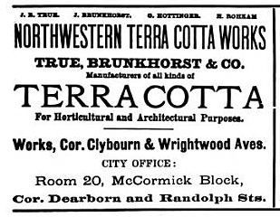 rare early 1880s diminutive northwestern terra cotta works red slip glazed salesman sample tile or block