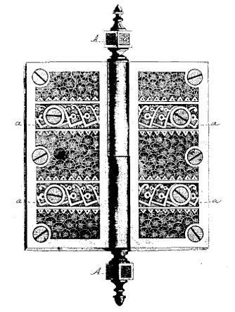 original late 19th century ornamental cast bronze "brocade" pattern exterior residential entrance door lockset with hard to find strike plate