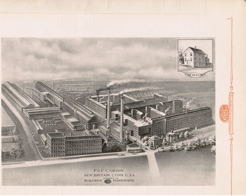 hard to find and intact hardcover corbin hardware “catalog no. 27” published in 1927 for p.& f. corbin, “the american hardware corporation, successor,” located in new britain, ct