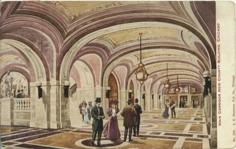 museum-quality c. 1911 interior residential chicago city hall cast bronze lobby grille designed by holabird and roche