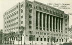 single historically important cast bronze flush mount petaled floral rosette or medallion salvaged from the cook county criminal courthouse building