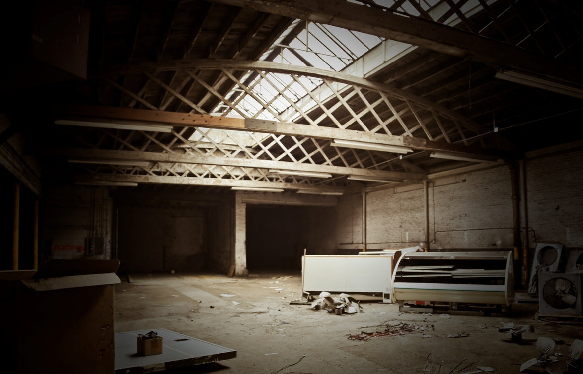 single-sided c. 1918 stamped yellow brass antique american industrial factory freight elevator installation name plaque with intact black enameled inlay