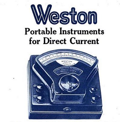 hard to find early 20th century american antique industrial cast iron weston voltmeter with original swing-out cast iron bracket