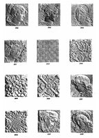 one of several 19th century antique american embossed majolica figural trent company fireplace tiles with allover crazed finish