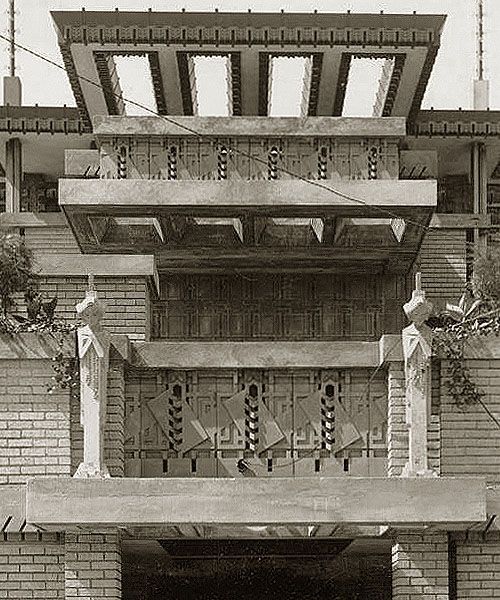 rare original c. 1914 documented frank lloyd wright-designed cast concrete midway gardens fragment with nicely aged patina