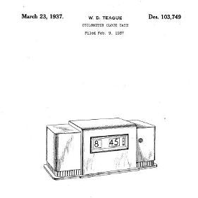 original and remarkably intact art deco style late 1930's "new executive" brown bakelite analog desk clock