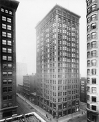 museum-quality 1896 charles b. atwood-designed ornamental cast iron fisher building elevator door by winslow brothers