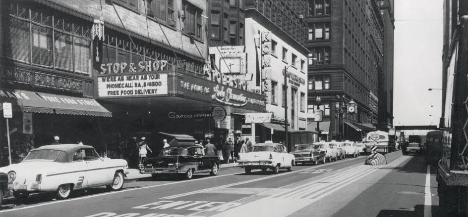 documented c. 1928 original and historically important ornamental cast iron exterior facade "stop and shop" building frieze fragment designed by hugh garden