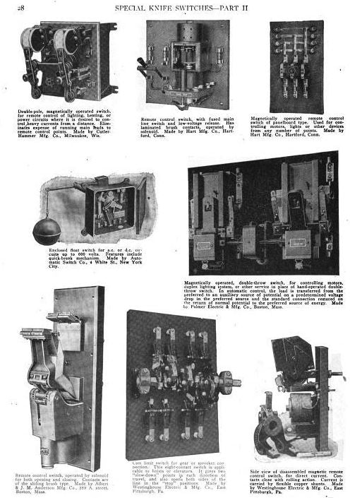 original c. early 20th century antique american industrial triple pole "cutter" switchboard nicely aged copper 125 volt knife switch with original turned black painted handle