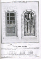 highly informative and profusely illustrated out of print early 20th century universal design book "no. 25" on builder's hardware, millwork and stained glass