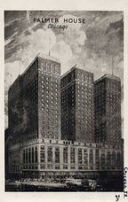 original historic holabird and roche-designed palmer house hotel guestroom door hardware by sargent