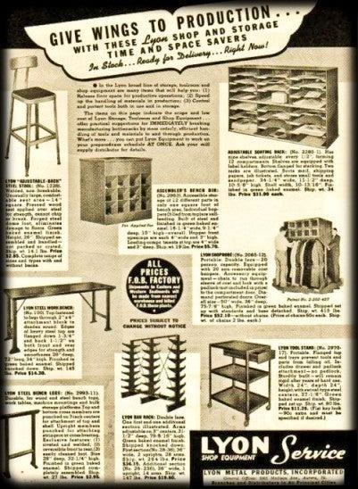 c. 1940's original vintage american industrial heavy duty collapsible and/or folding lyon steel workbench with multiple stretchers and an old green paint finish