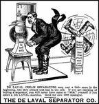 early 20th century american industrial heavy cast iron low-lying cream separator base repurposed as occasional or side table with newly added cherry wood top