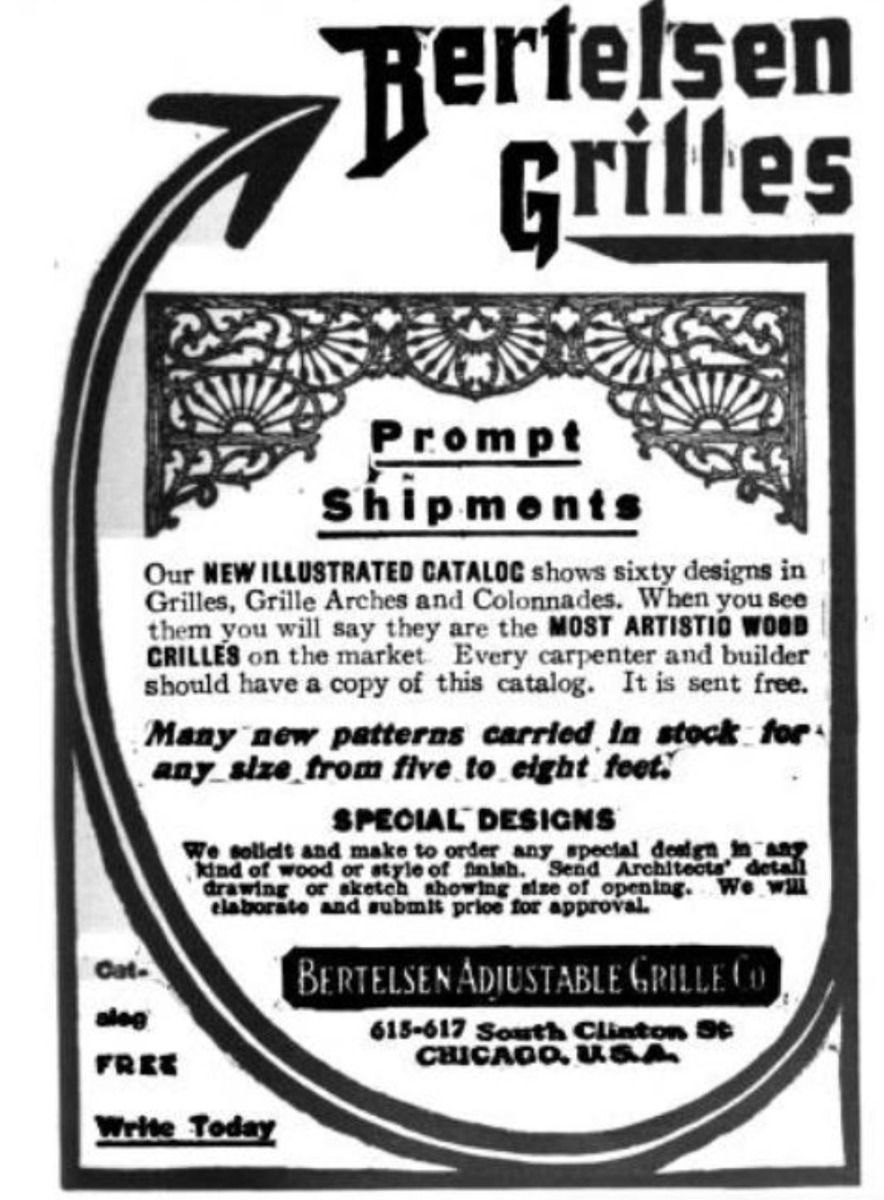 exceptional set of original 19th century salvaged chicago gold coast mansion "bertelsen" oak wood room divider