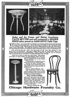 c. 1923 chicago commercial building interior elevator cab operator swivel stool or chair with slat back contoured backrest