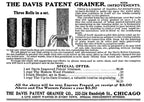 original and complete early 20th century "davis patent" wood grainer kit for faux wood grain finishes applied to woodwork used in oyen's commissions