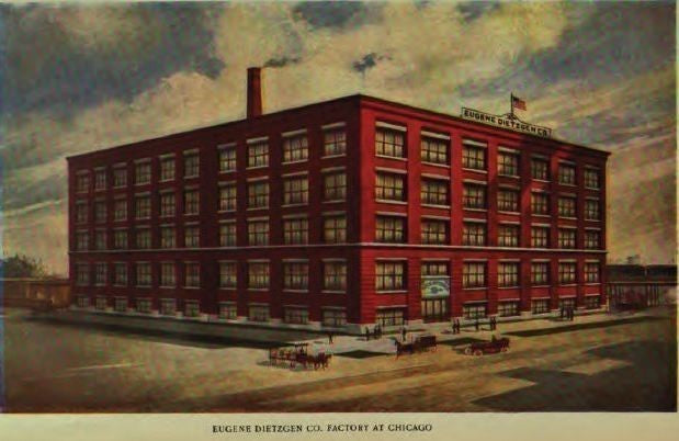 all original and completely intact highly collectible late 19th century antique american industrial model "2307k" solid oak wood adjustable height drafting stool with original woven fabric seat