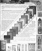 rectangular-shaped original early 1920's american antique prairie school style interior residential leaded art glass chicago bungalow window free from breaks or cracks