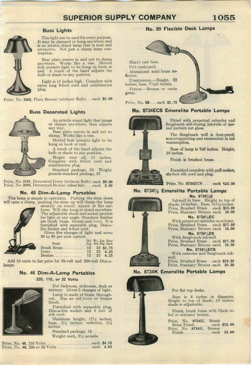 original c. 1920's antique american industrial adjustable polished brass gooseneck coiled arm table lamp with intact green enameled parabolic pressed steel reflector
