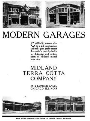 custom cut c. 1930's american "sullivanesque" style oliver p. morton midland ornamental terra cotta block