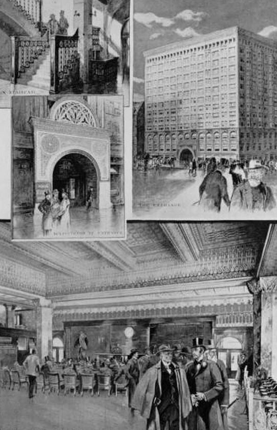one of four faithfully replicated cast brass louis sullivan-designed chicago stock exchange building elevator grilles with exceptional detail