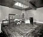 heavily reinforced early 20th century antique american medical stationary hospital operating cast and wrought iron soap basin stand with sturdy undershelf