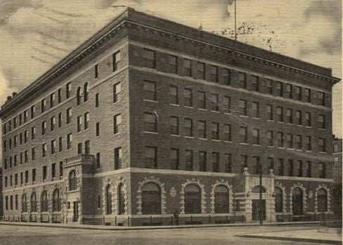 original early 20th century figural stamped zinc metal lion head exterior stoddard hotel building facade cornice fragment with traces of original white paint finish