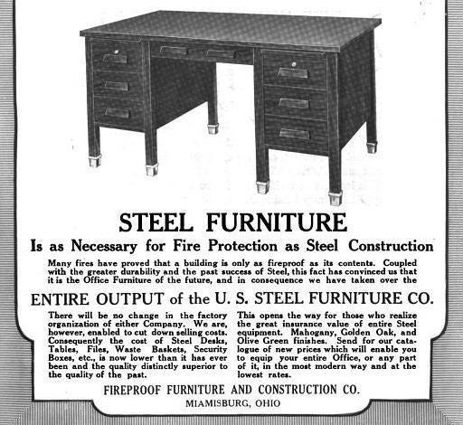 enormous all original early 20th century antique american industrial "fire-proof" chicago courthouse heavy gauge steel filing cabinet with faux wood grain enameled finish