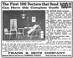 hard to find original multi-tier frank s. betz early 20th century salvaged chicago hospital operating room workstation