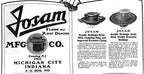 c. 1920's american industrial dome-shaped weathered cast iron "josam" radially slotted commercial building roof drain