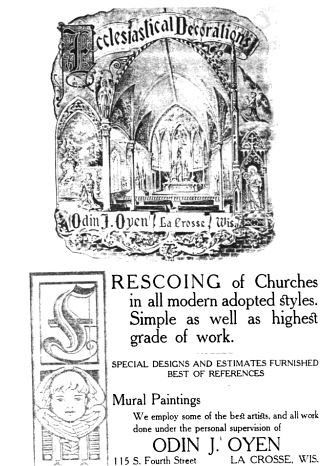 rare early 20th american polychromatic watercolor rendering depicting the interior dining room for the historic col. e.p. farr house executed by odin j. oyen