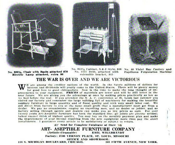 completely refinished c. 1920's antique american hospital examination room medical workstation with intact mirror and two drawer desk with circular knob pulls