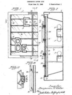 original c. 1930's american depression-era salvaged chicago movie palace cast aluminum letters with original black painted finish