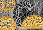 limited edition of a faithfully recreated cast plaster auditorium theater proscenium vault ventilation dome designed by louis sullivan