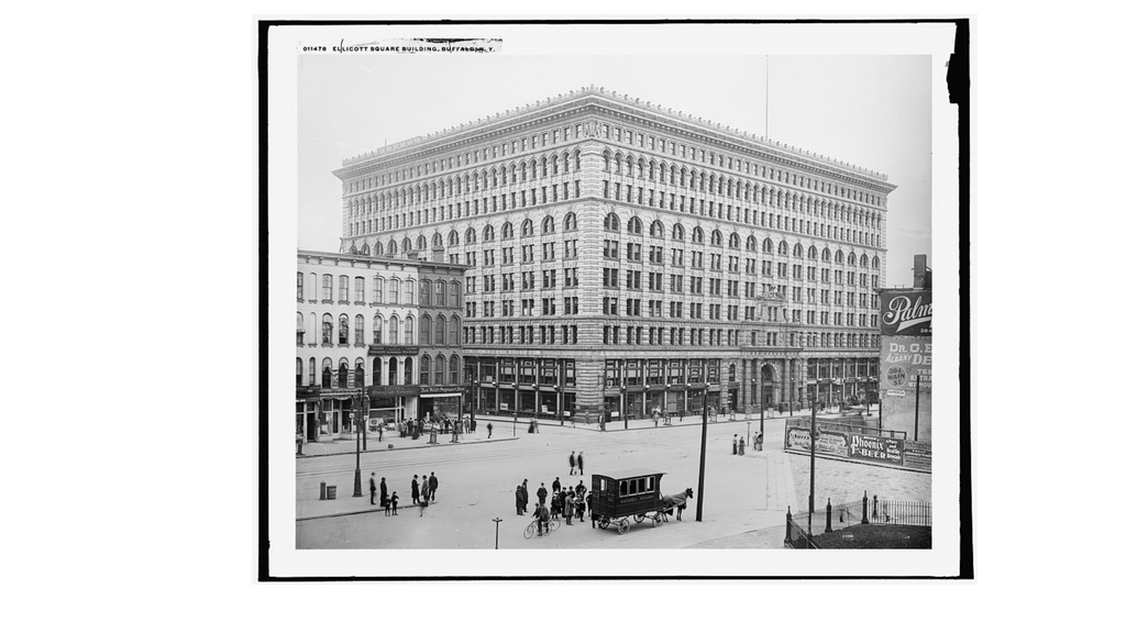 hard to find original charles atwood-designed 1896 ellicott square building interior office doorknob