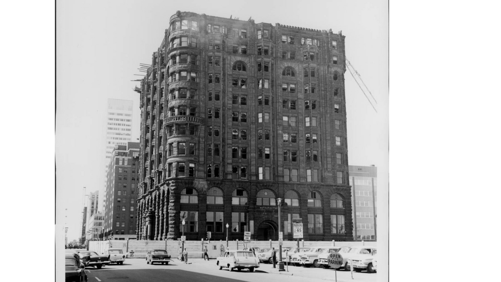 hard to find and historically important original edward townsend mix metropolitan building interior baluster grille