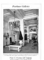 original antique american c. 1920's flush mount ornamental cast bronze electric double arm interior granada theater wall sconce with spun brass "candles"