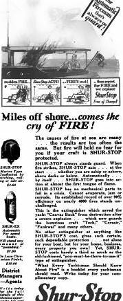 original late 1920's american industrial flush mount interior "shur stop" ruby red enameled glass grenade with bracket