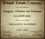 delicate turn of the century antique american medical pressed and lightly etched glass 500 ml graduated druggists' measure