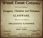 very clean and well maintained all original early 20th century american laboratory pressed glass conical-shaped measure with etched markings