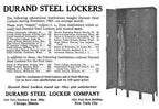 early 20th century hard to find tall and narrow original freestanding interior factory lunchroom pressed and folded riveted joint steel locker with fanciful handles